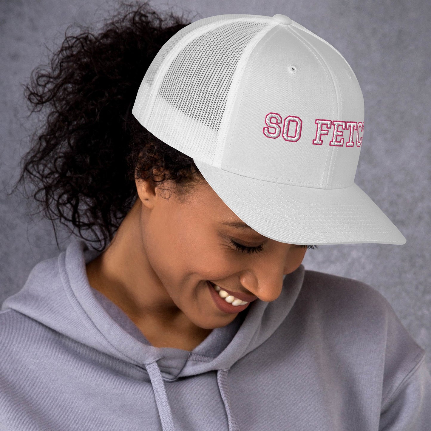 Mean Girls Gretchen Wieners Fetch Embroidered Trucker Cap