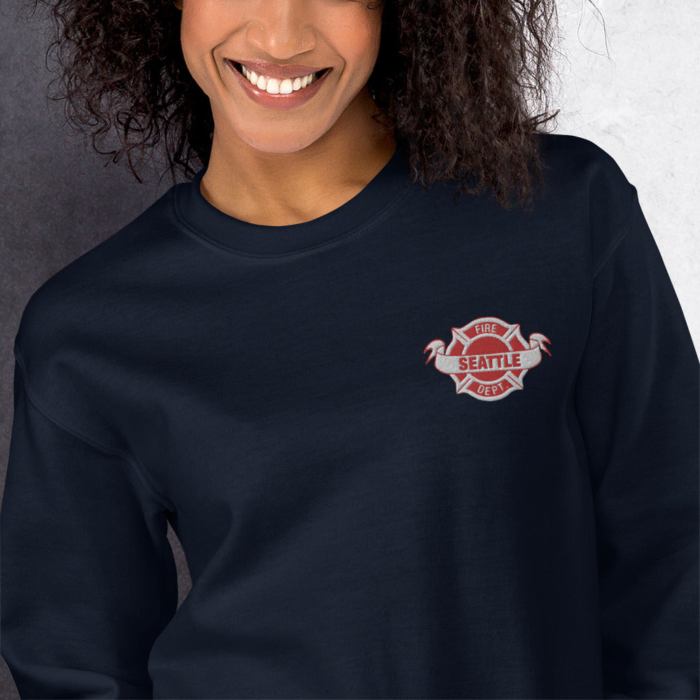 Station 19 SFD Logo Unisex Embroidered Sweatshirt