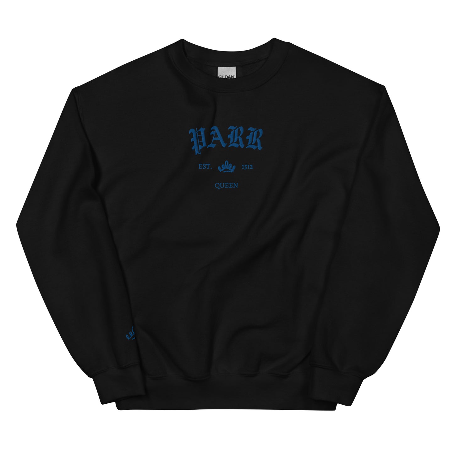 Parr Est Embroidered Unisex Sweatshirt With Sleeve Design