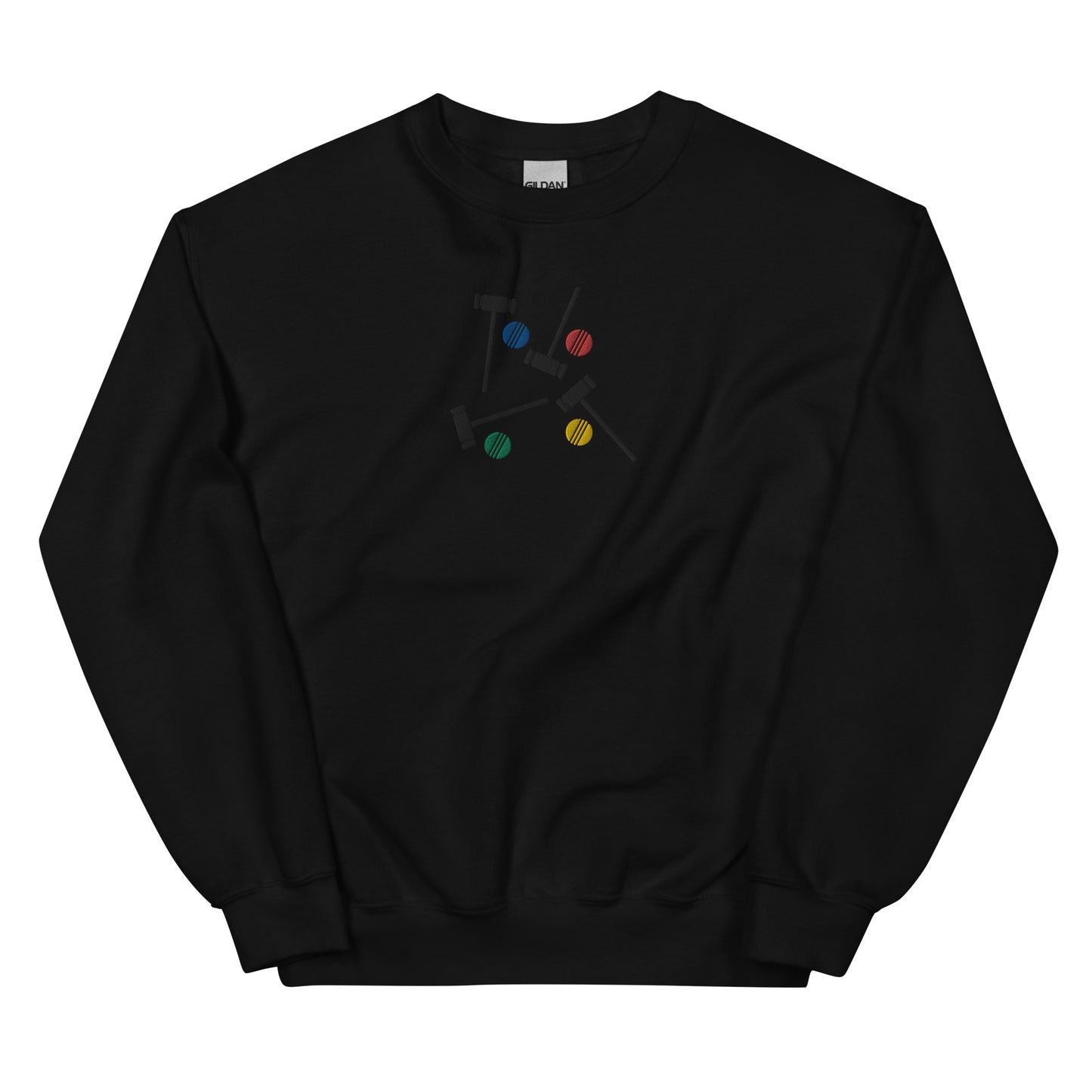 Heathers Croquet Set Embroidered Unisex Sweatshirt