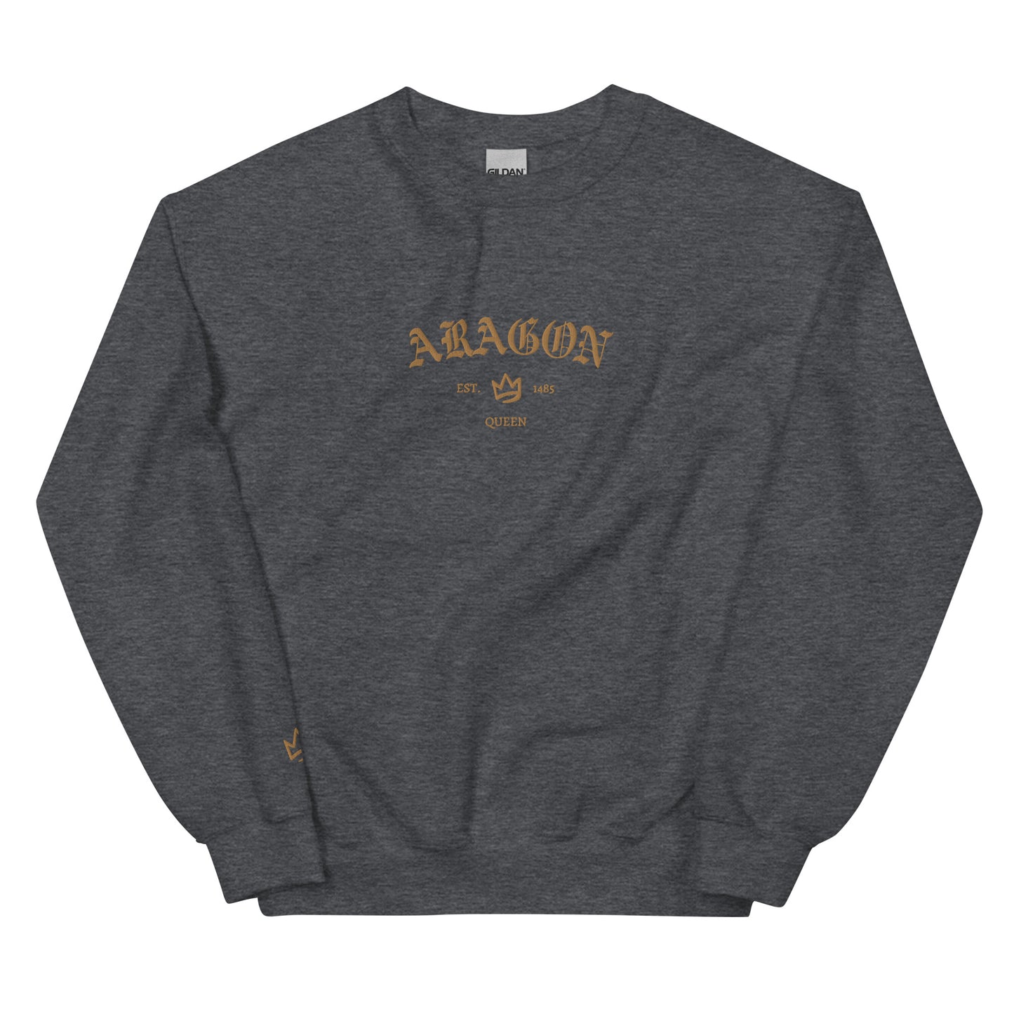 Aragon Est Embroidered Unisex Sweatshirt With Sleeve Design