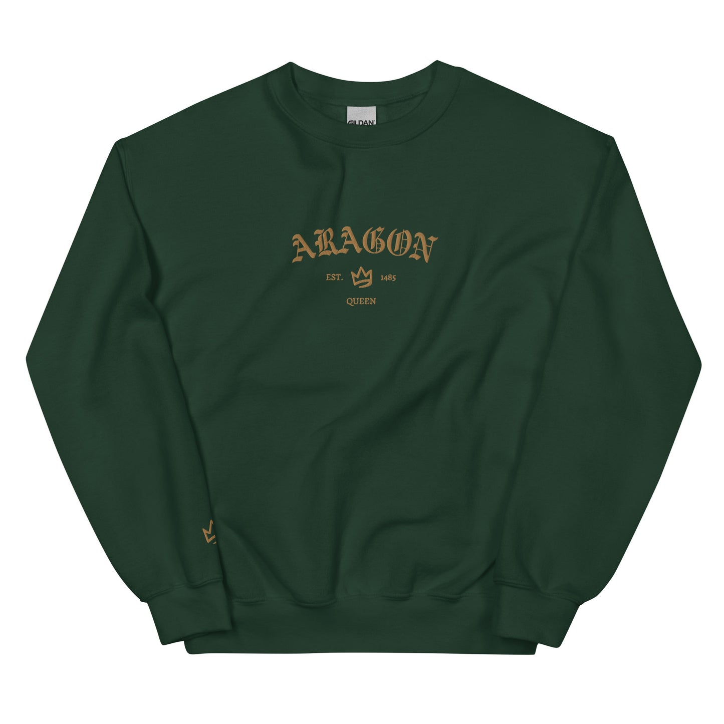 Aragon Est Embroidered Unisex Sweatshirt With Sleeve Design