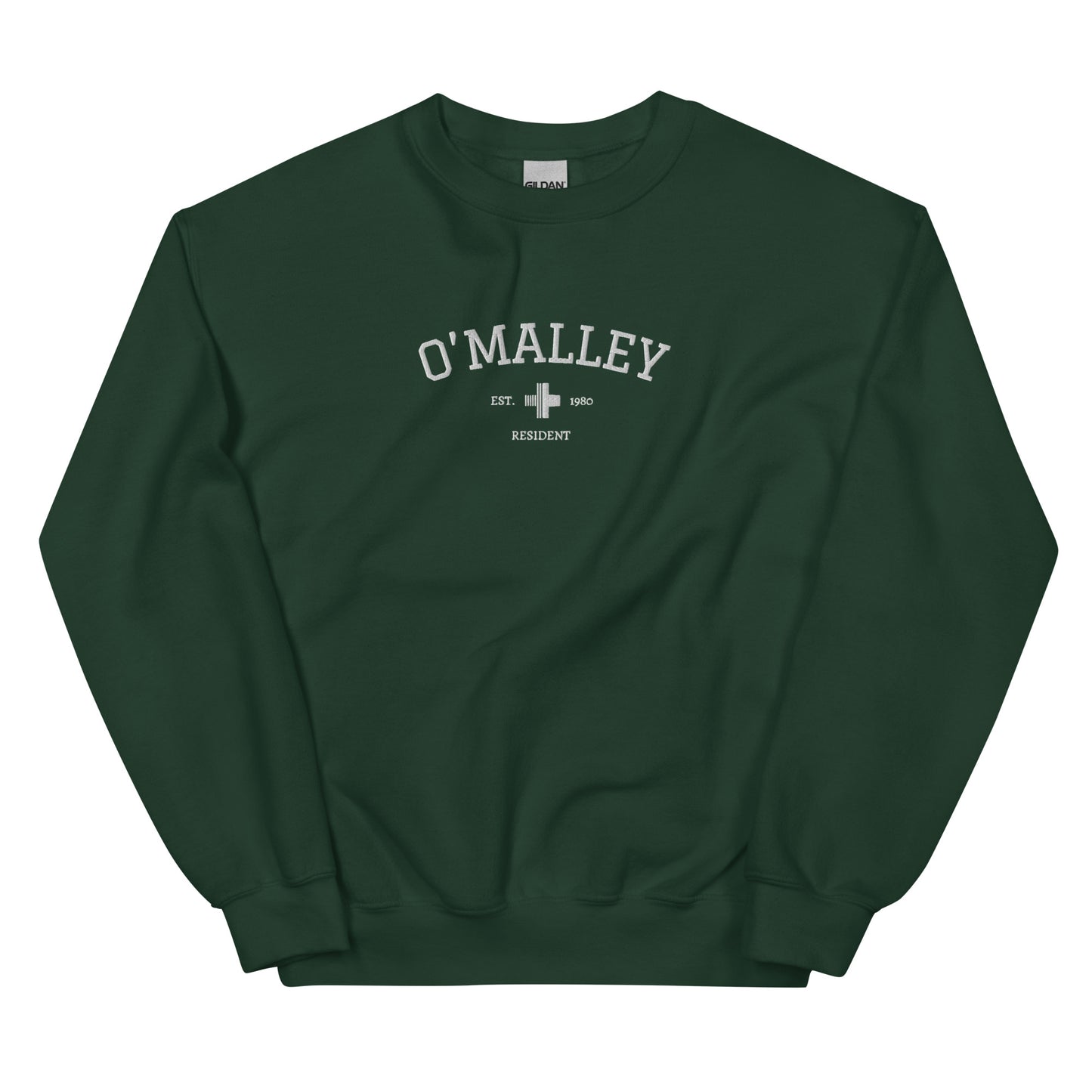 George O'Malley Est Embroidered Unisex Sweatshirt