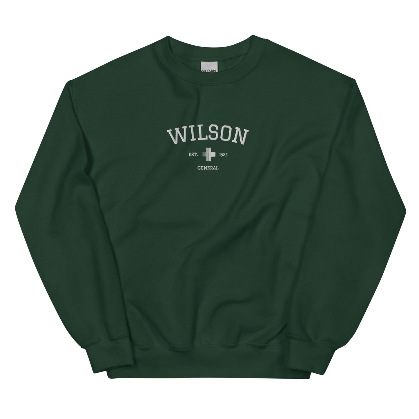 Jo Wilson Est Embroidered Unisex Sweatshirt