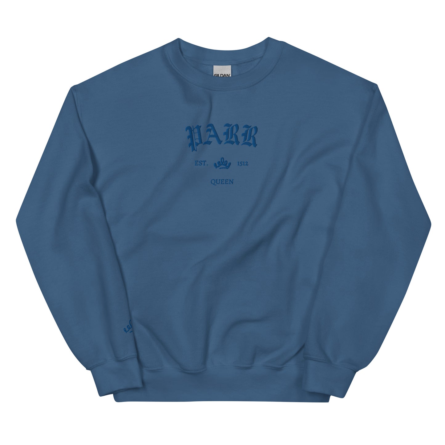 Parr Est Embroidered Unisex Sweatshirt With Sleeve Design