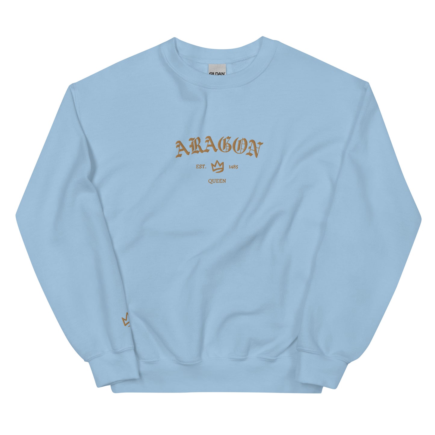 Aragon Est Embroidered Unisex Sweatshirt With Sleeve Design