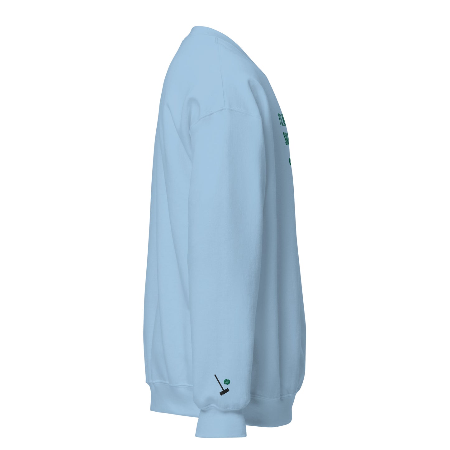 Heather Duke Never Shut Up Embroidered Unisex Sweatshirt With Sleeve