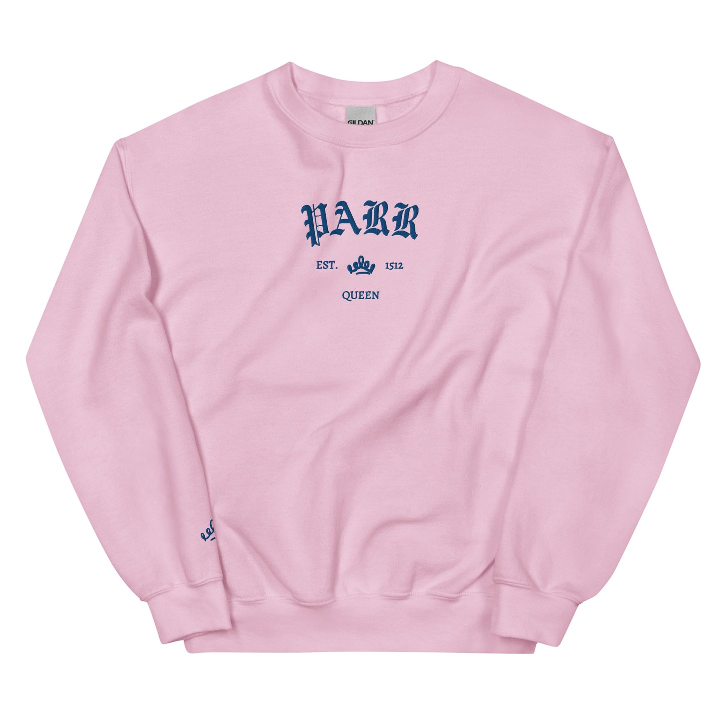 Parr Est Embroidered Unisex Sweatshirt With Sleeve Design