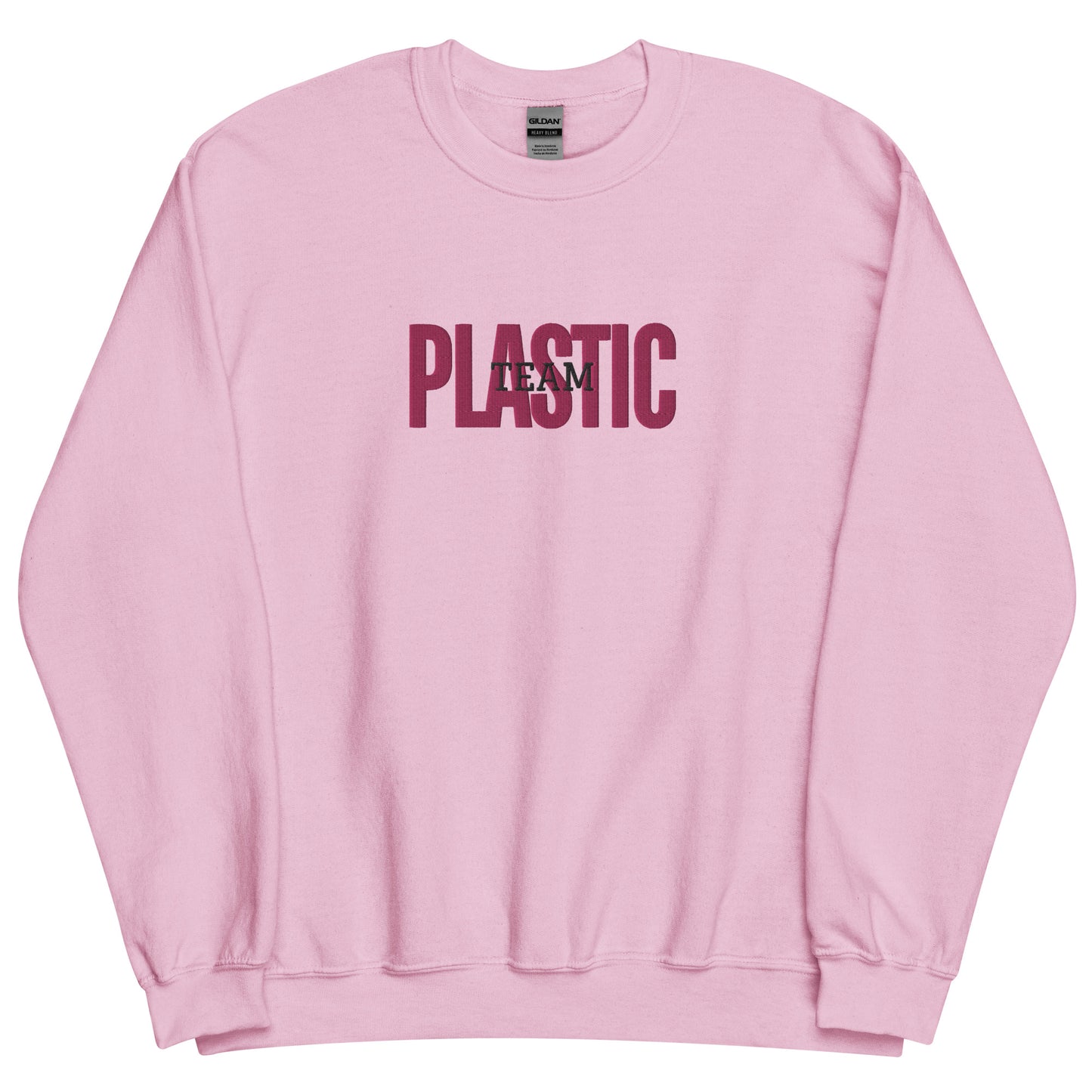 Mean Girls Team Plastic Embroidered Unisex Sweatshirt