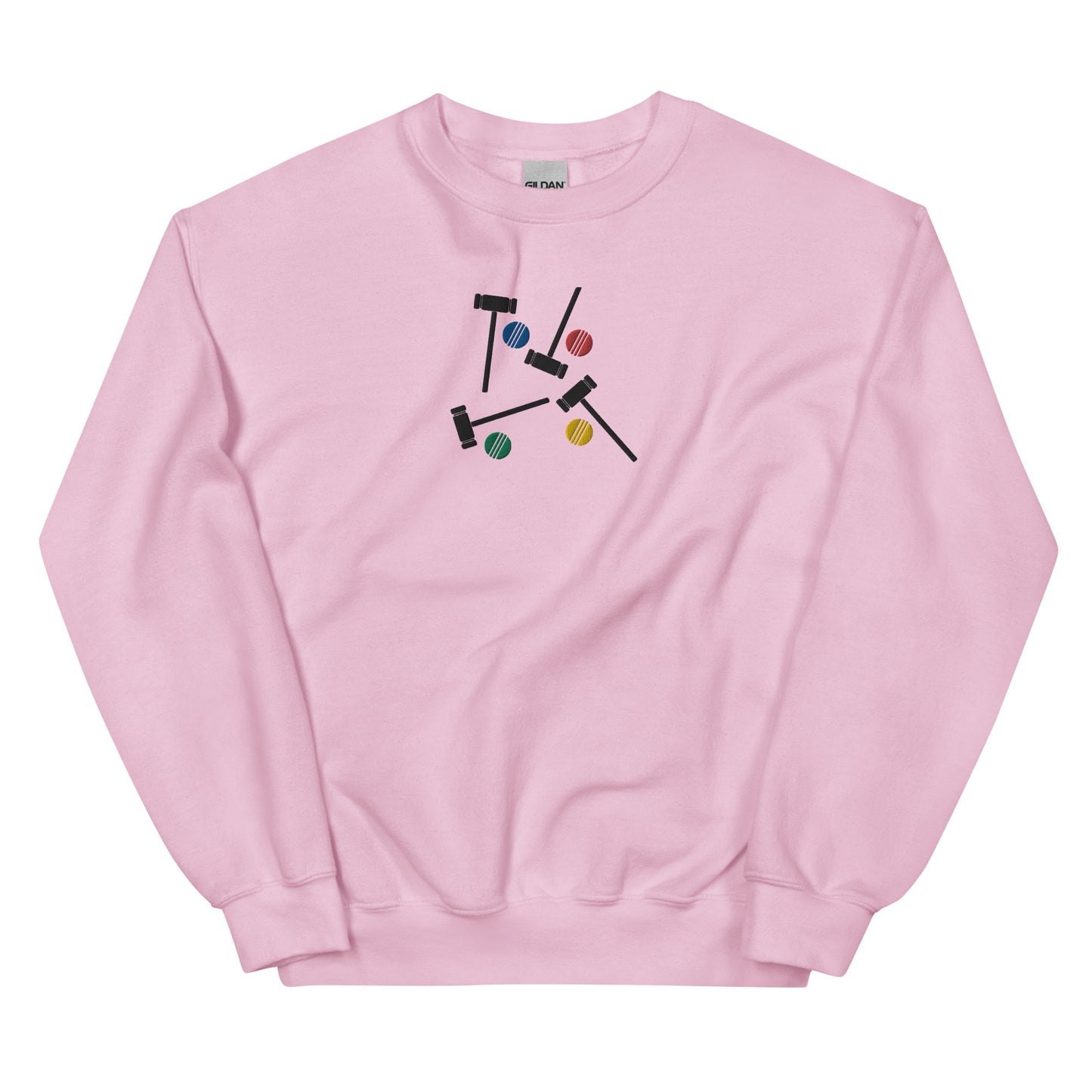 Heathers Croquet Set Embroidered Unisex Sweatshirt