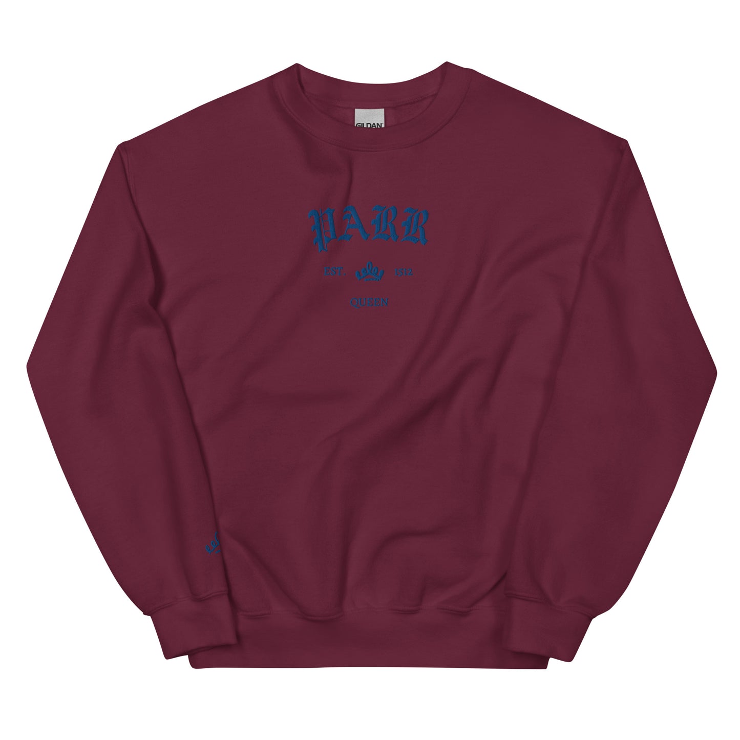 Parr Est Embroidered Unisex Sweatshirt With Sleeve Design