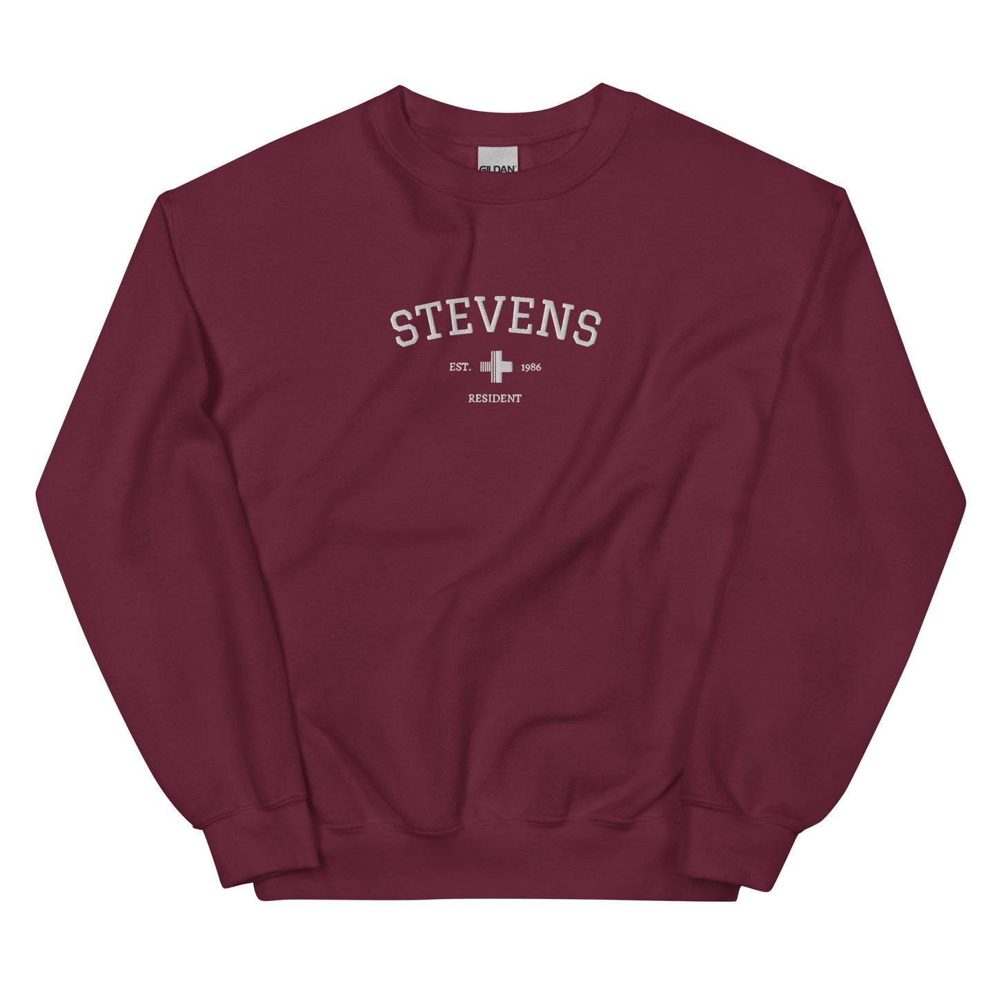 Izzie Stevens Est Embroidered Unisex Sweatshirt