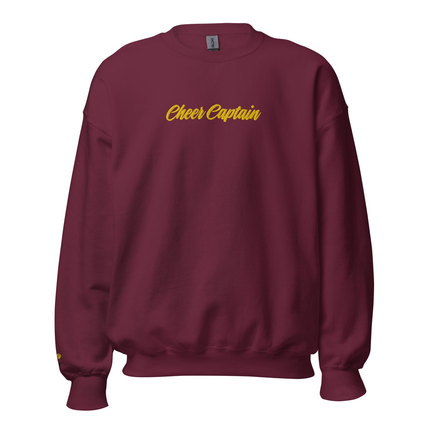 Heather McNamara Cheer Captain Embroidered Unisex Sweatshirt With Sleeve