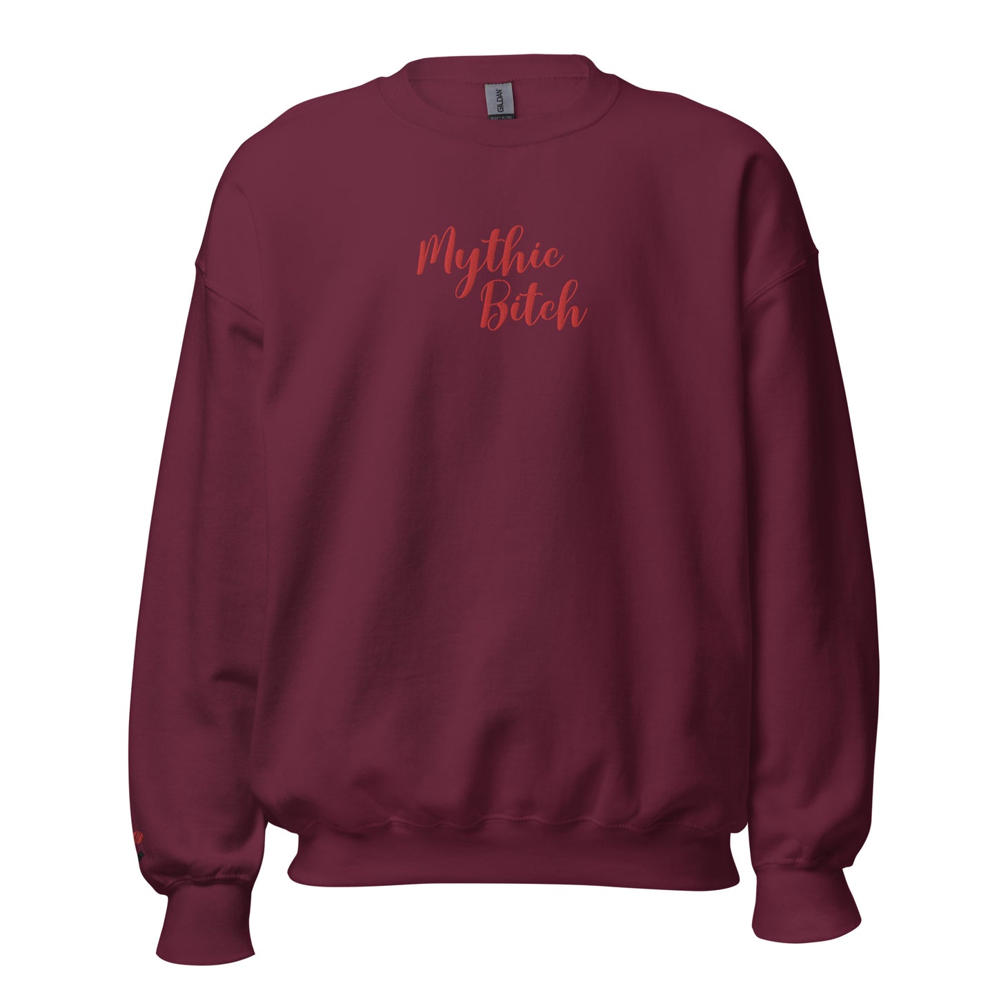 Heather Chandler Mythic Bitch Embroidered Unisex Sweatshirt With Sleeve