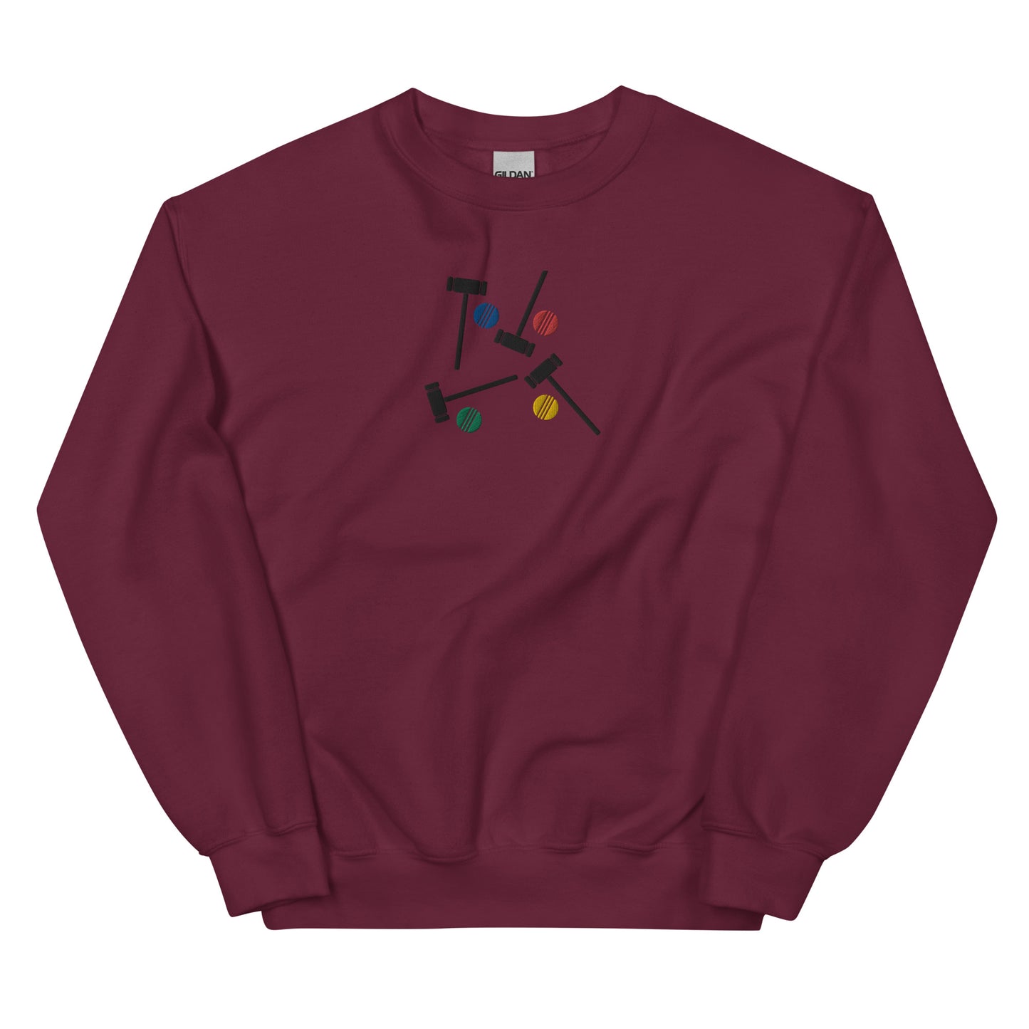 Heathers Croquet Set Embroidered Unisex Sweatshirt