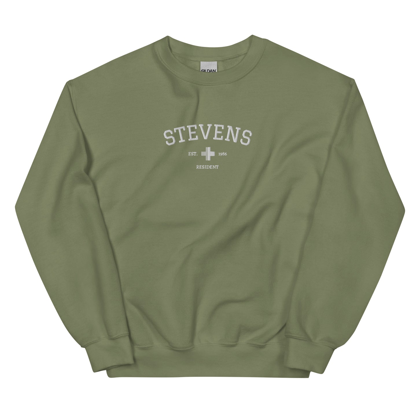 Izzie Stevens Est Embroidered Unisex Sweatshirt