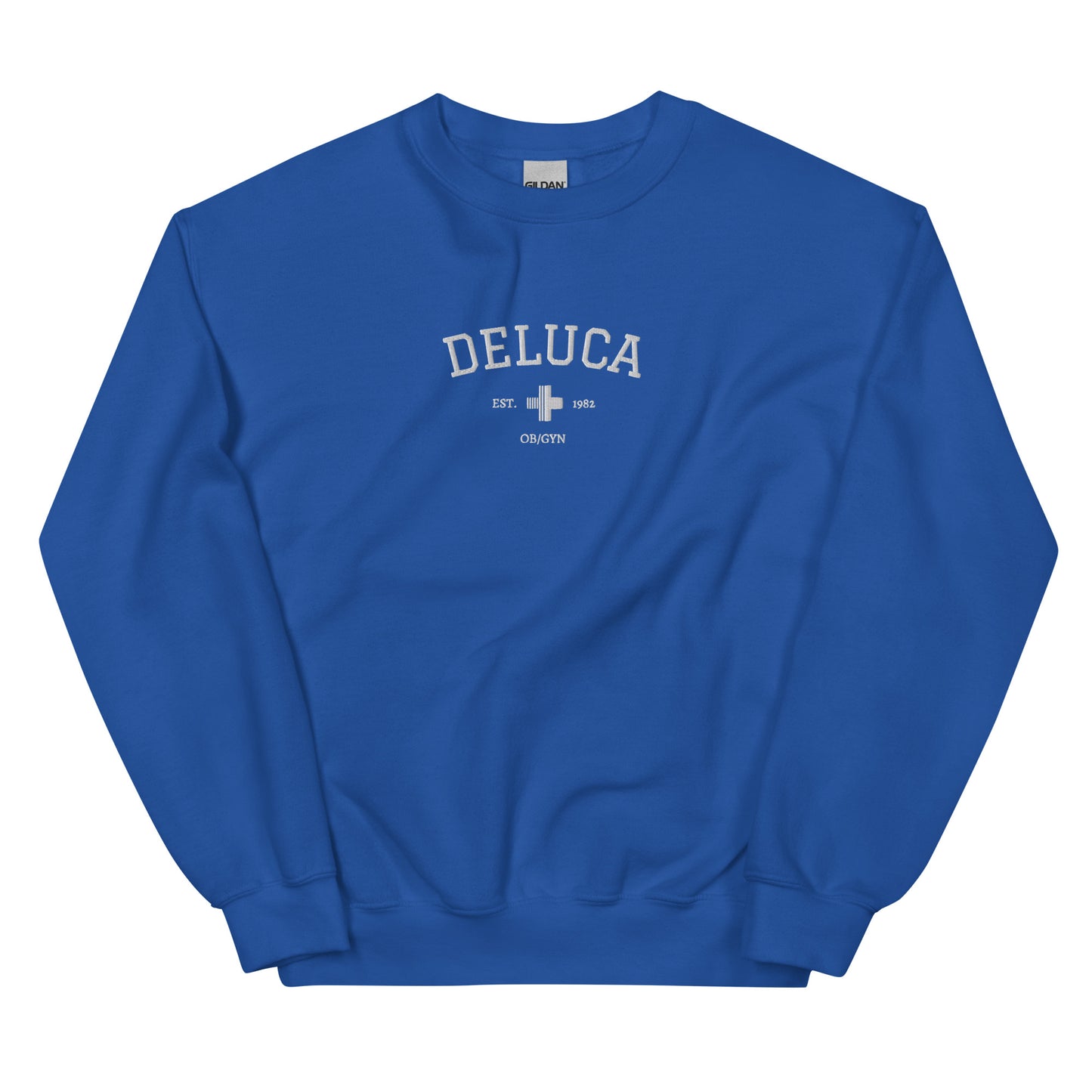 Carina DeLuca Est Embroidered Unisex Sweatshirt