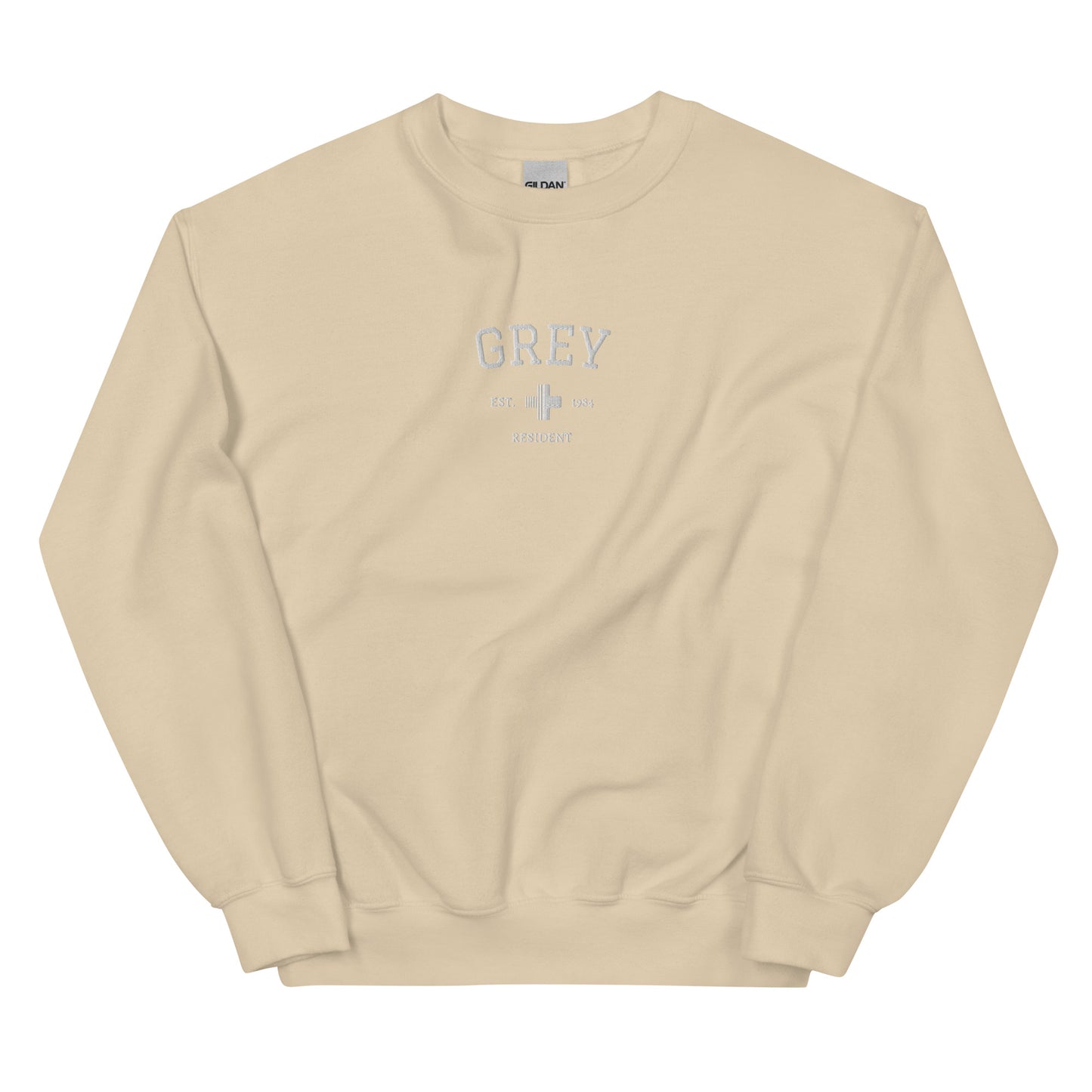 Lexie Grey Est Embroidered Unisex Sweatshirt