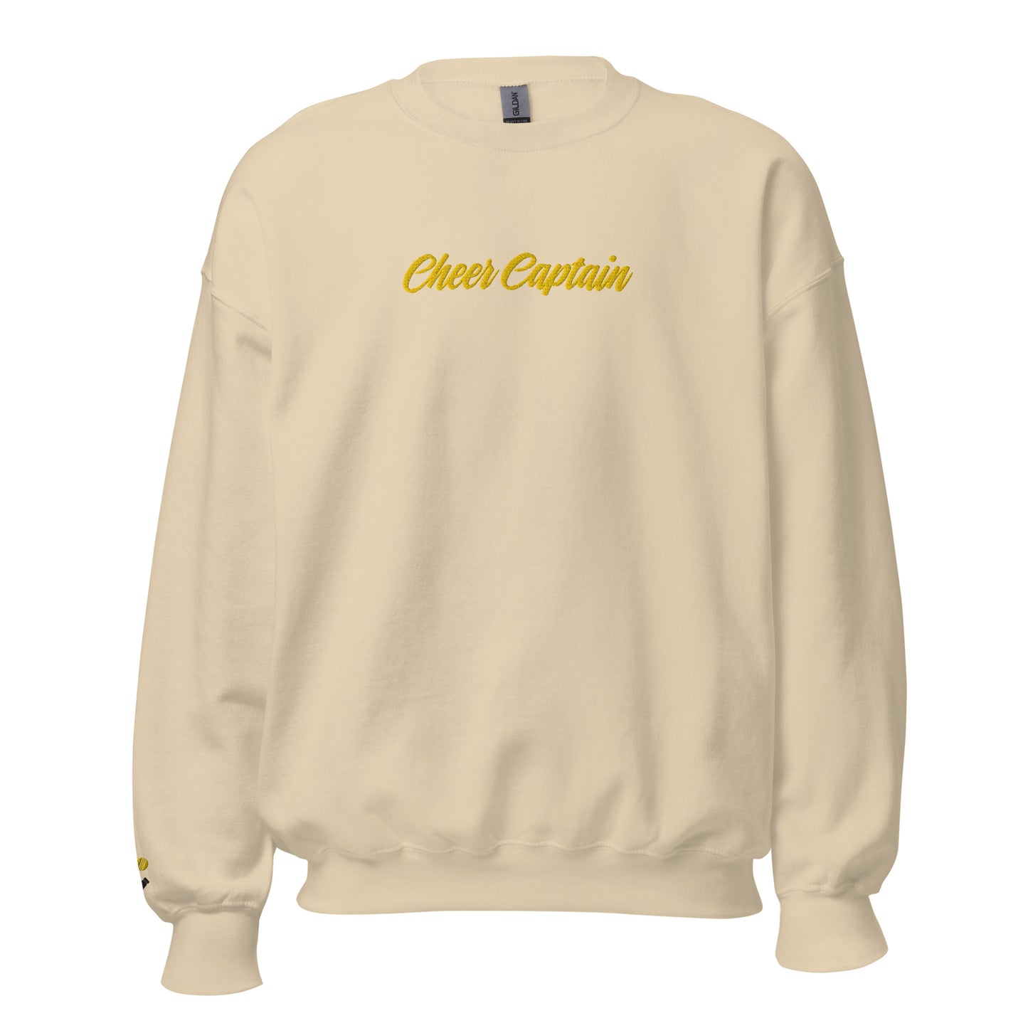 Heather McNamara Cheer Captain Embroidered Unisex Sweatshirt With Sleeve