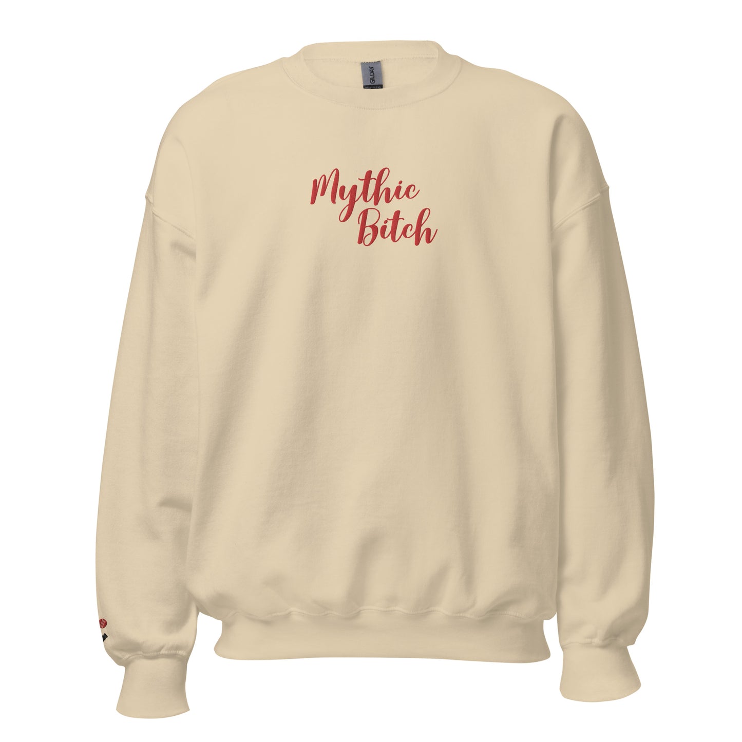 Heather Chandler Mythic Bitch Embroidered Unisex Sweatshirt With Sleeve