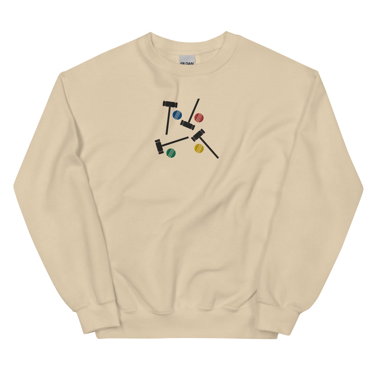 Heathers Croquet Set Embroidered Unisex Sweatshirt