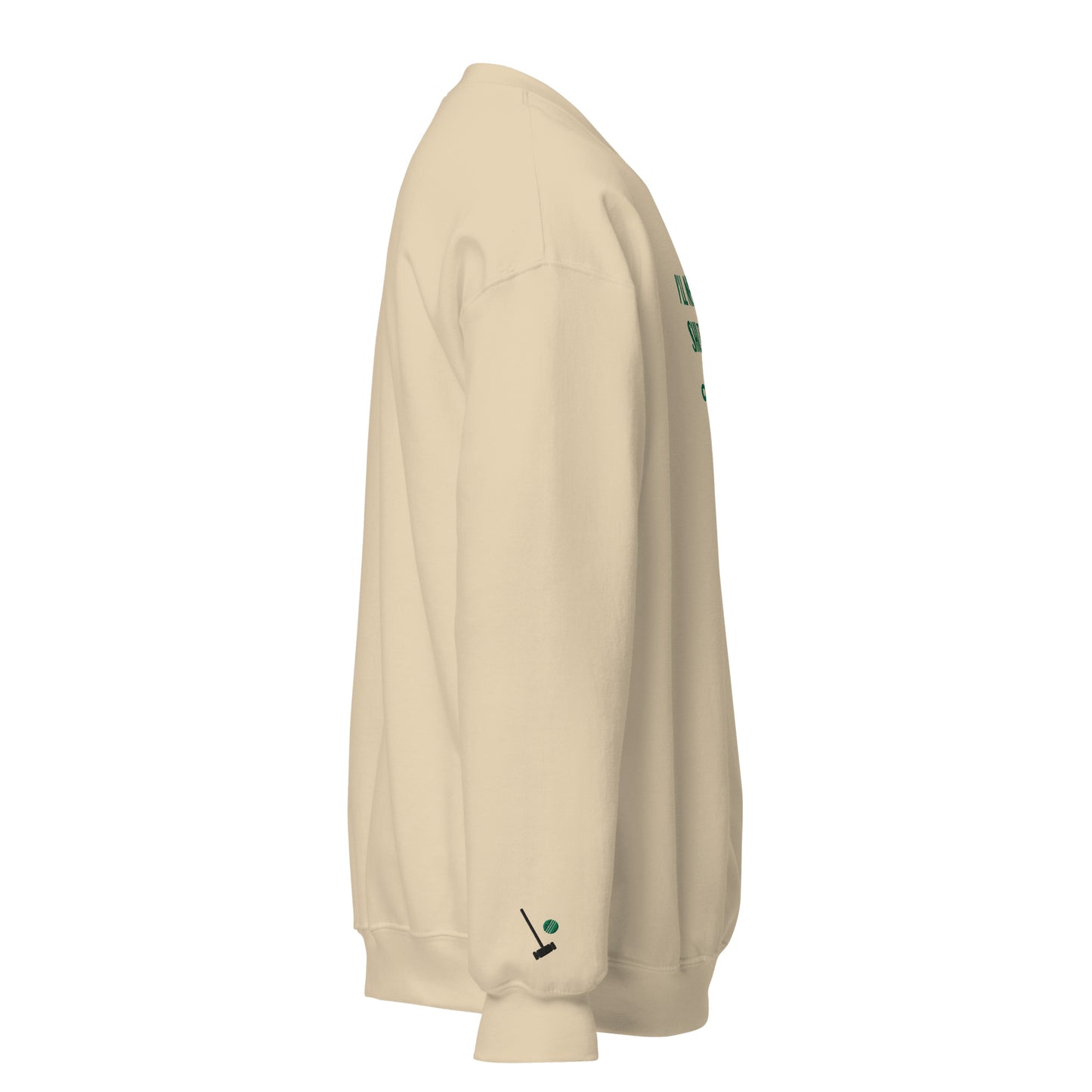 Heather Duke Never Shut Up Embroidered Unisex Sweatshirt With Sleeve
