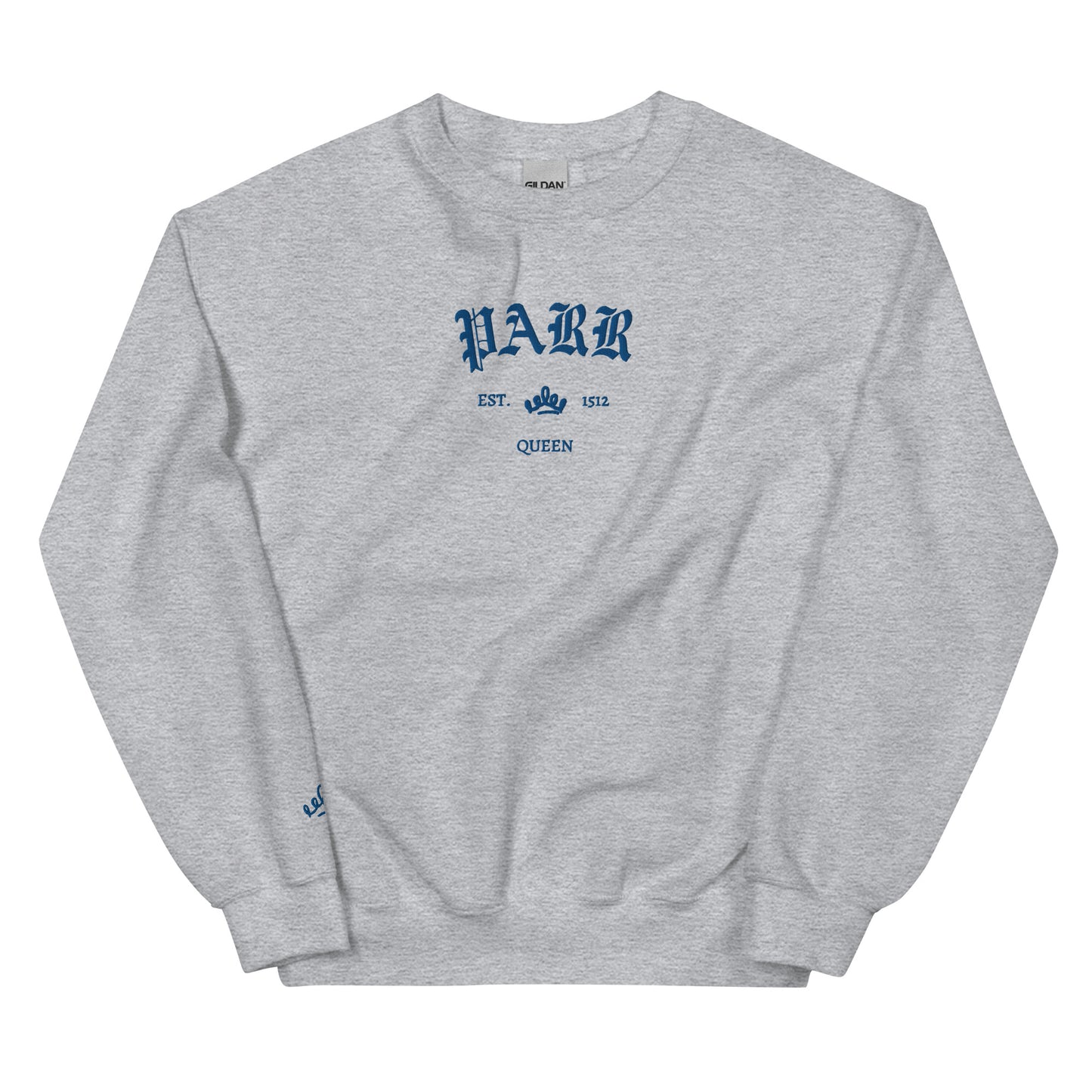 Parr Est Embroidered Unisex Sweatshirt With Sleeve Design