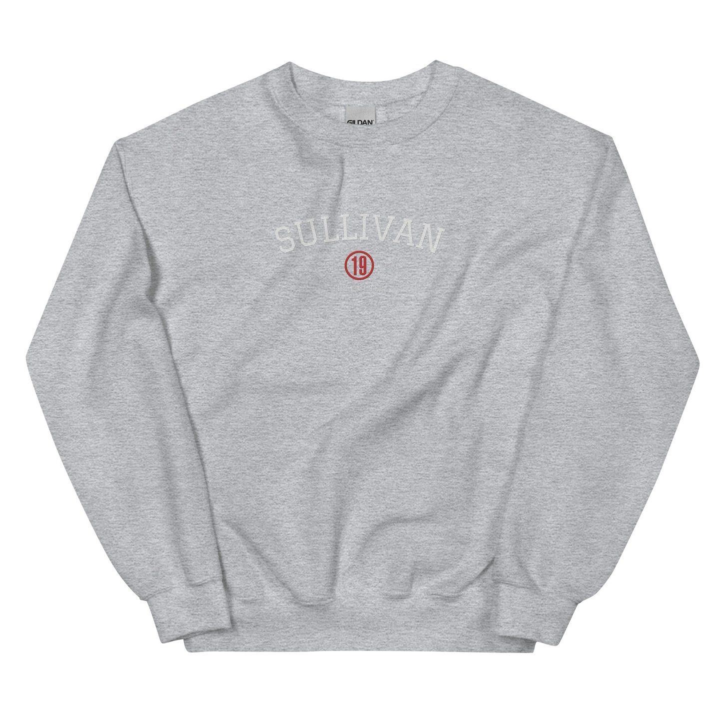 Robert Sullivan Est Embroidered Unisex Sweatshirt