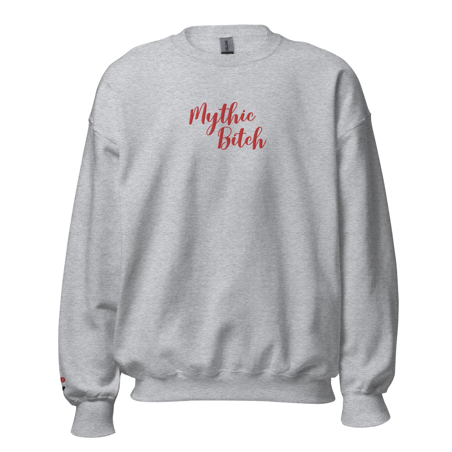 Heather Chandler Mythic Bitch Embroidered Unisex Sweatshirt With Sleeve