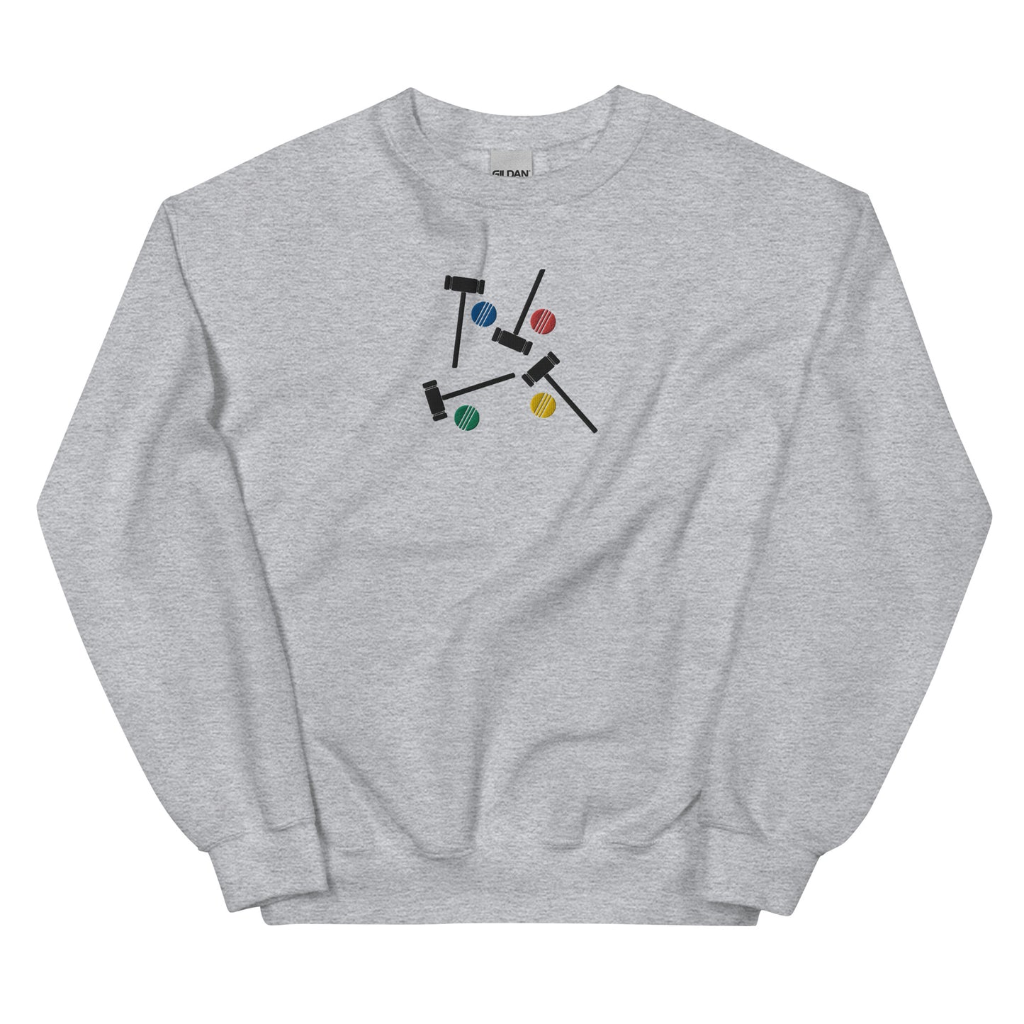 Heathers Croquet Set Embroidered Unisex Sweatshirt