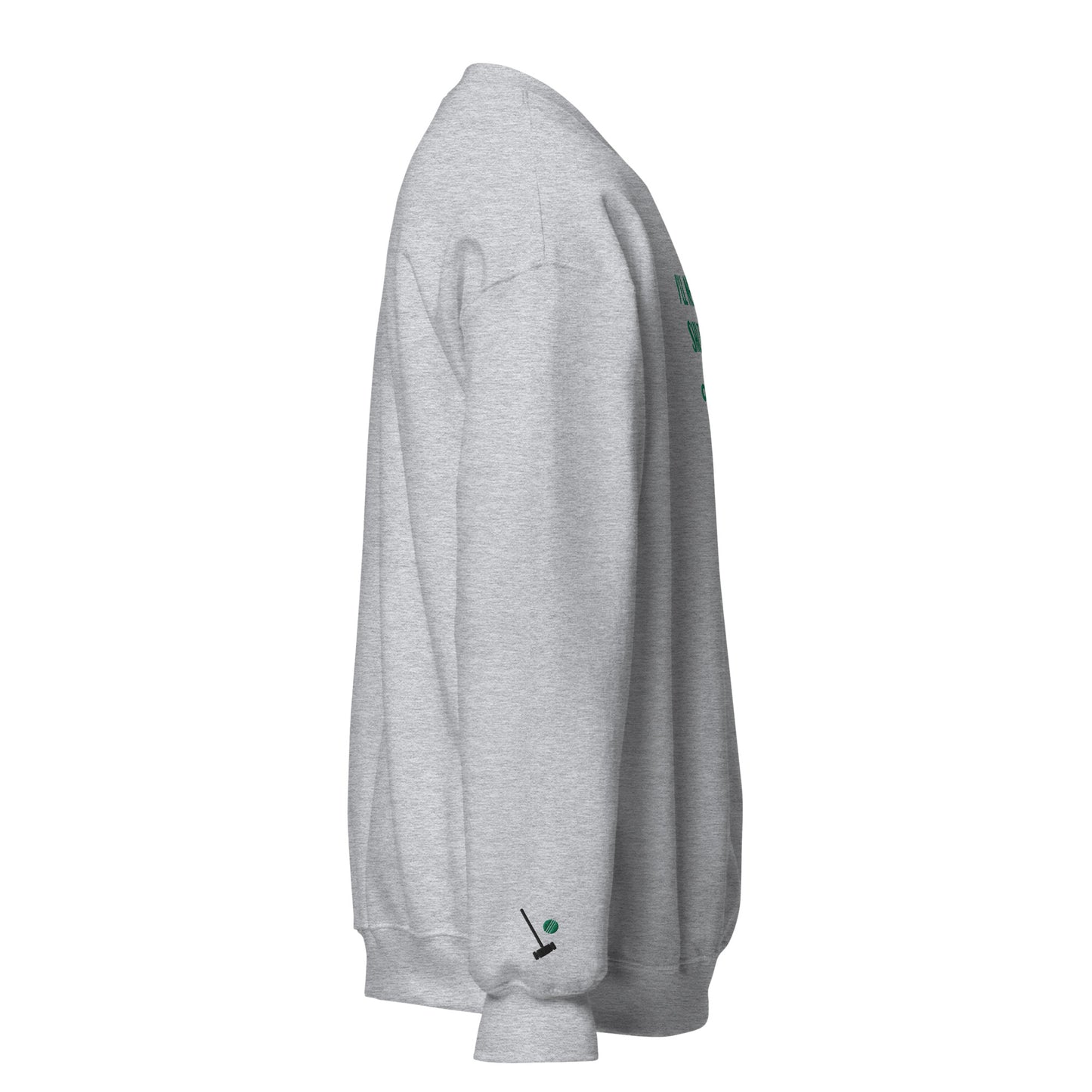 Heather Duke Never Shut Up Embroidered Unisex Sweatshirt With Sleeve