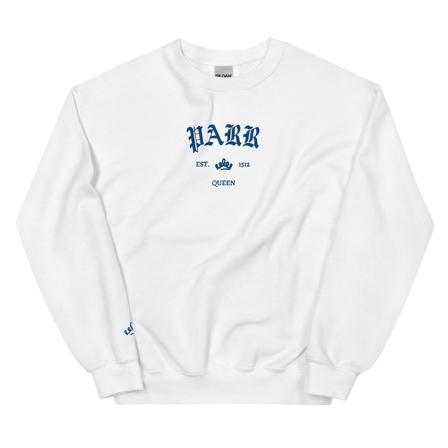 Parr Est Embroidered Unisex Sweatshirt With Sleeve Design