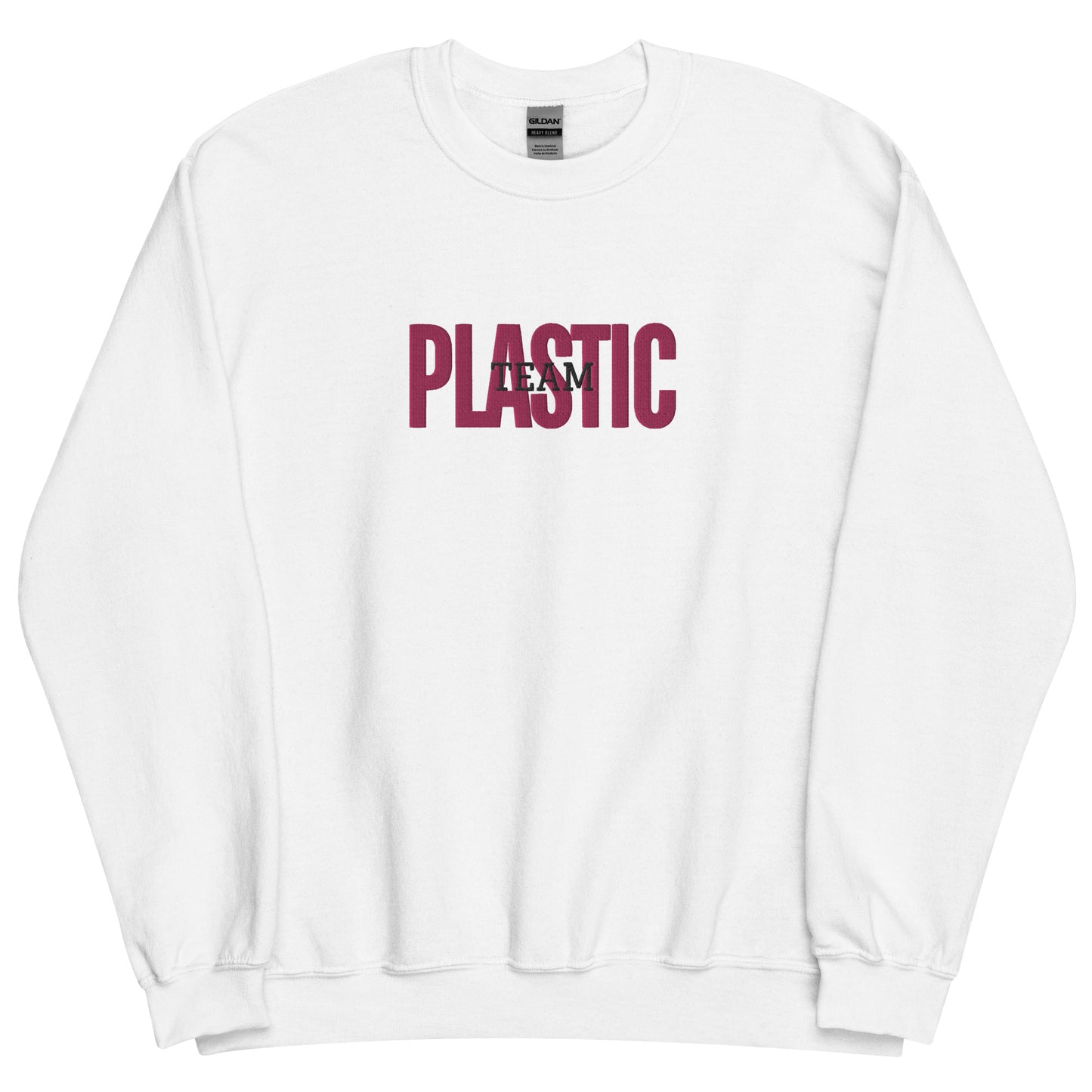 Mean Girls Team Plastic Embroidered Unisex Sweatshirt