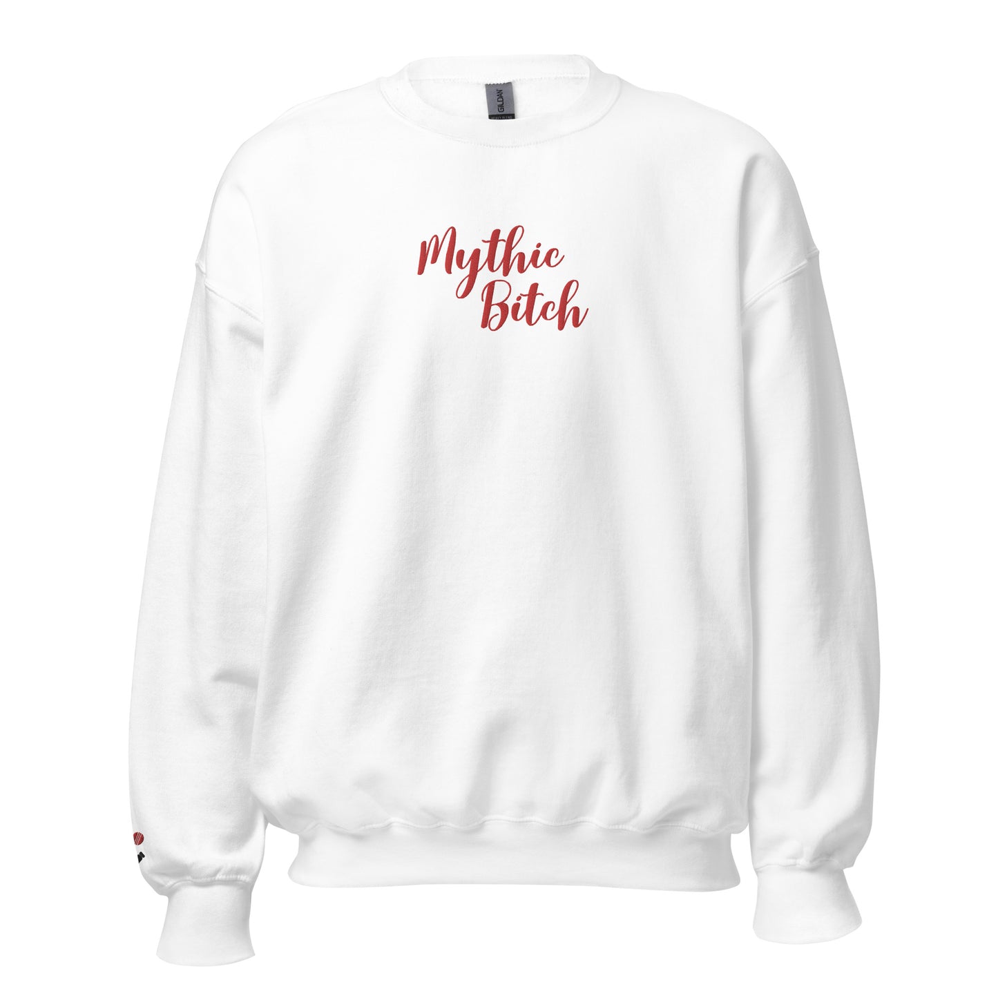 Heather Chandler Mythic Bitch Embroidered Unisex Sweatshirt With Sleeve