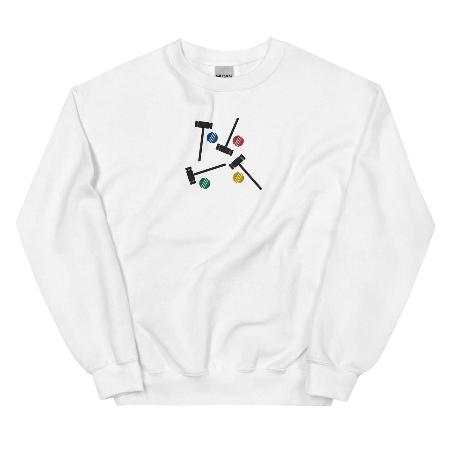 Heathers Croquet Set Embroidered Unisex Sweatshirt