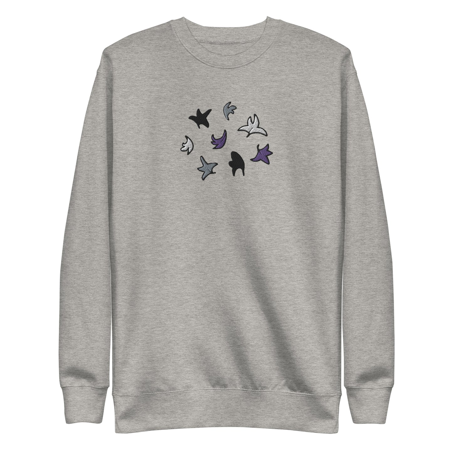 Heartstopper Leaves Asexual Embroidered Unisex Premium Sweatshirt