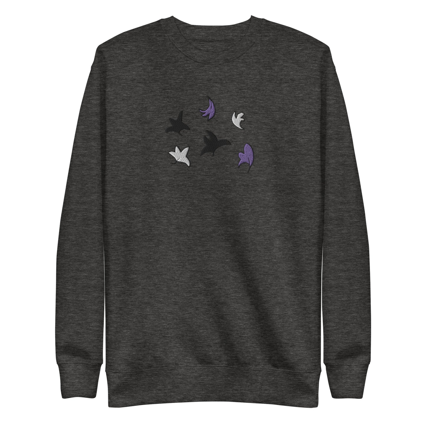 Heartstopper Leaves Demisexual Embroidered  Unisex Premium Sweatshirt