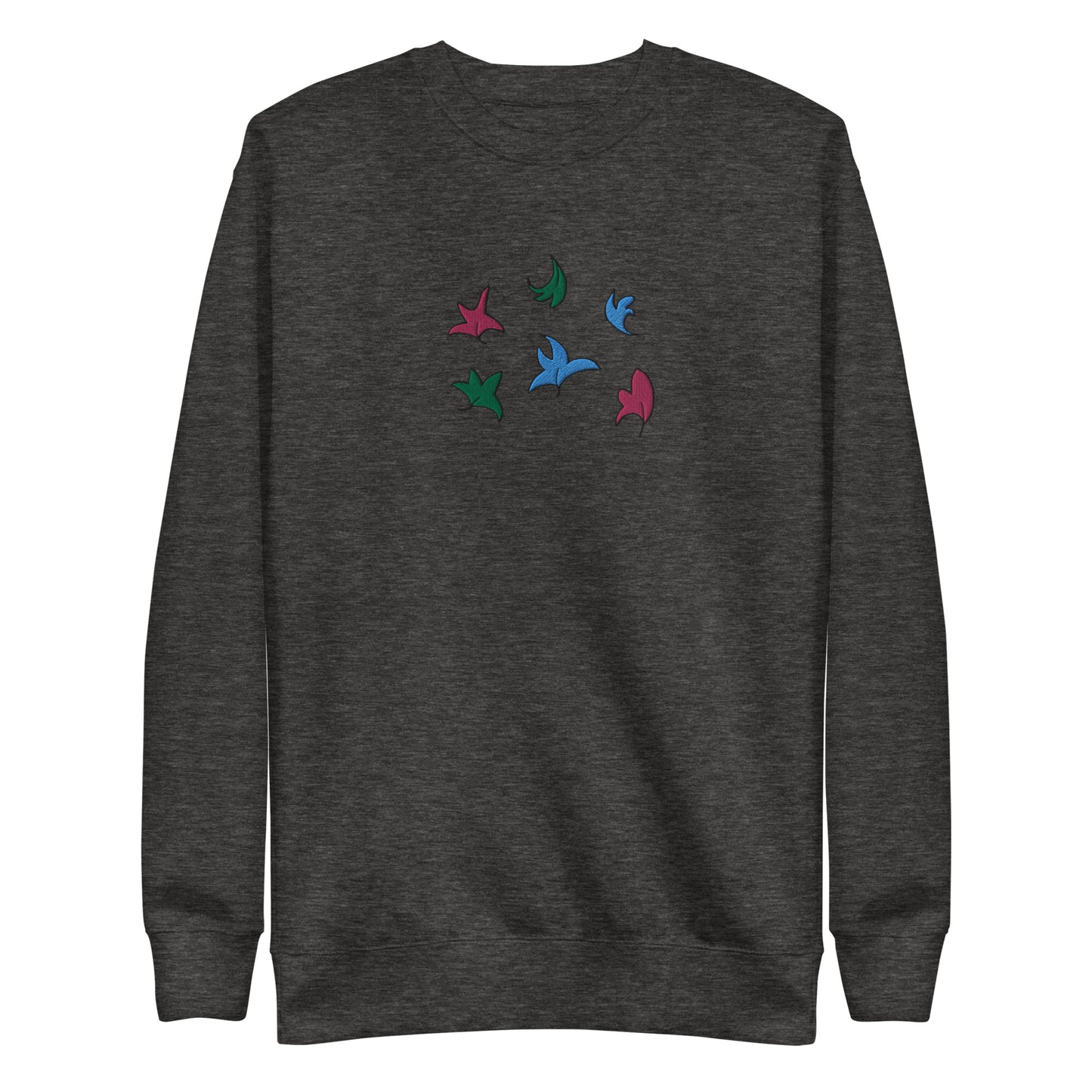 Heartstopper Leaves Polysexual Embroidered Unisex Premium Sweatshirt