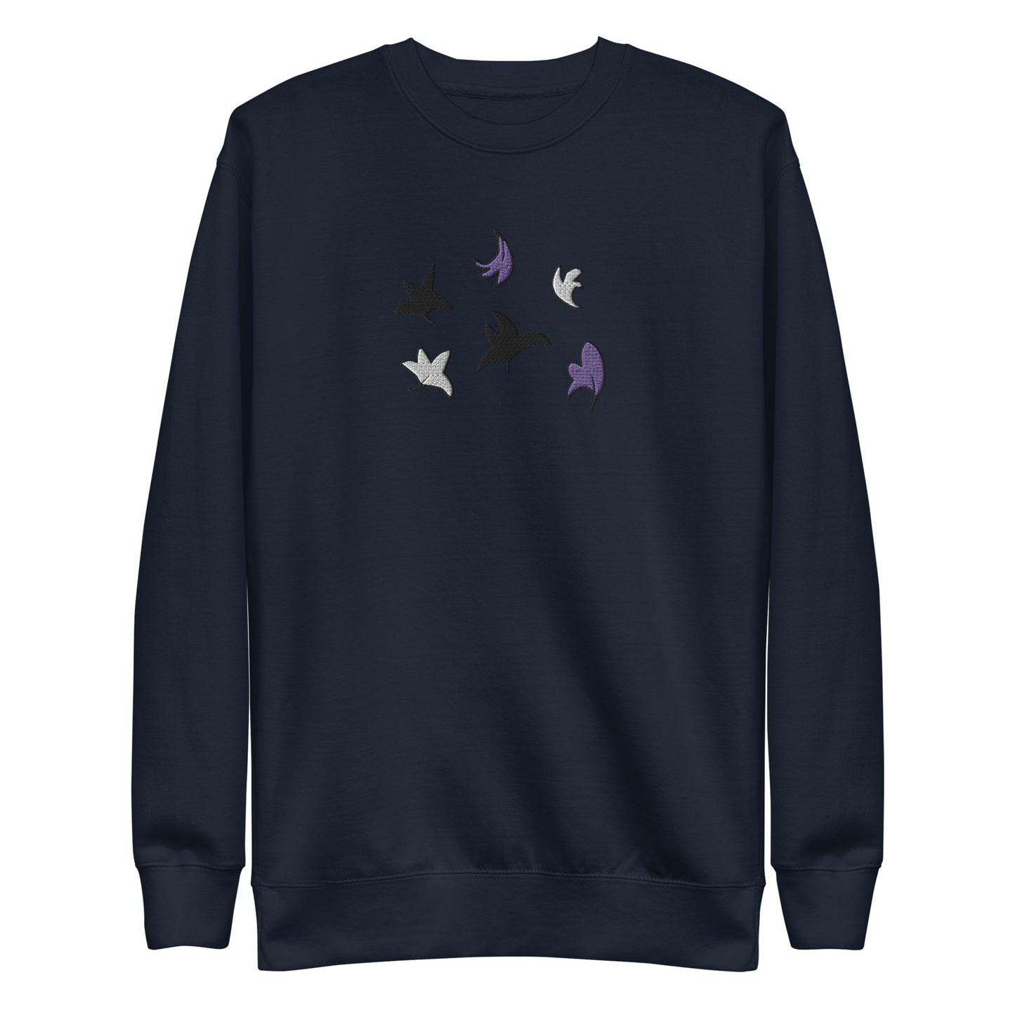 Heartstopper Leaves Demisexual Embroidered  Unisex Premium Sweatshirt