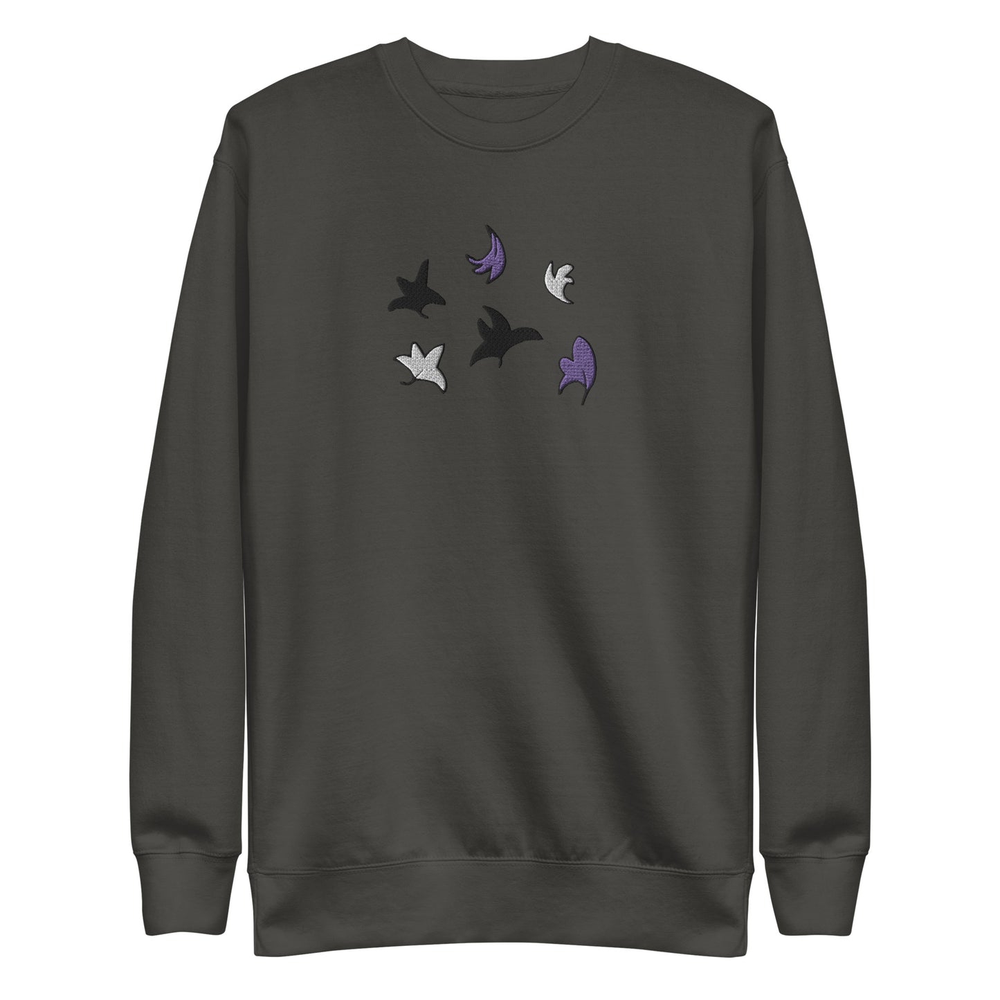 Heartstopper Leaves Demisexual Embroidered  Unisex Premium Sweatshirt