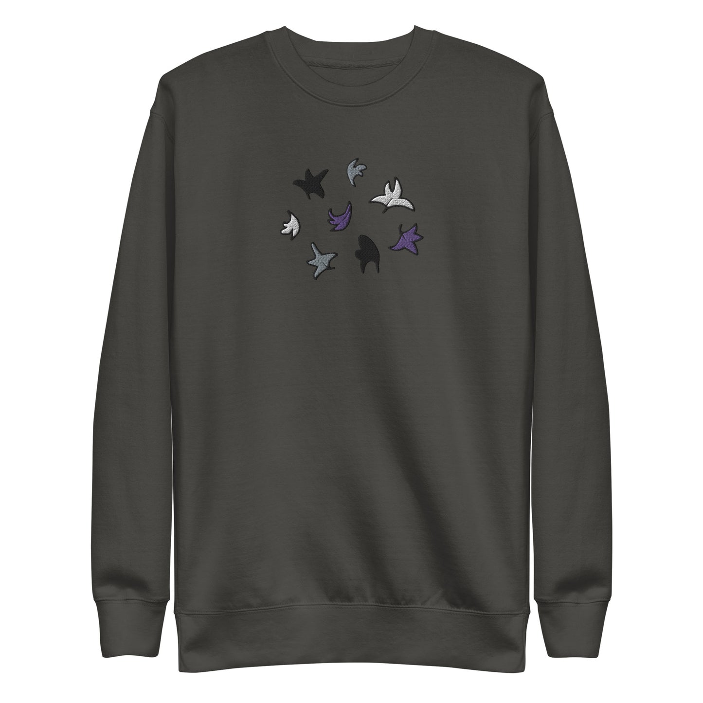 Heartstopper Leaves Asexual Embroidered Unisex Premium Sweatshirt