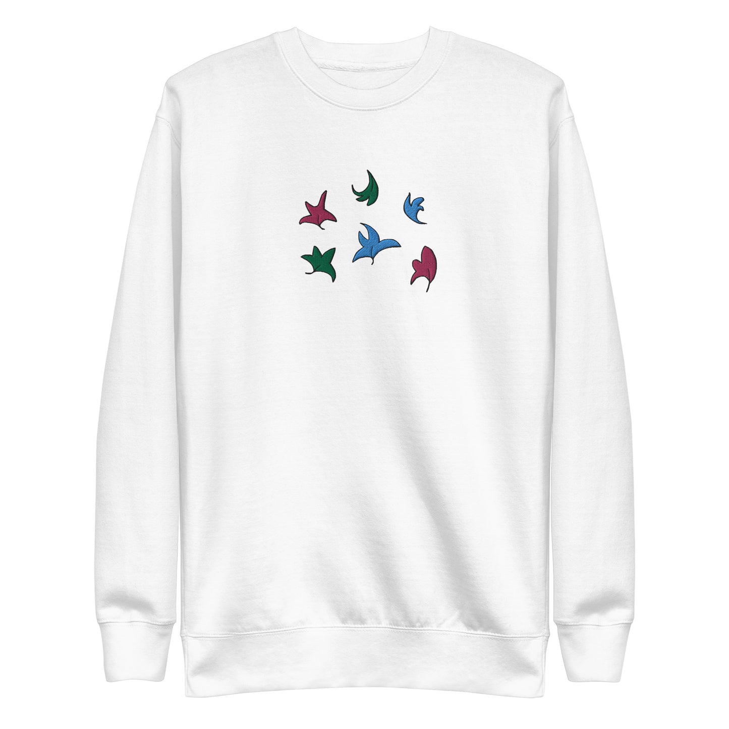 Heartstopper Leaves Polysexual Embroidered Unisex Premium Sweatshirt